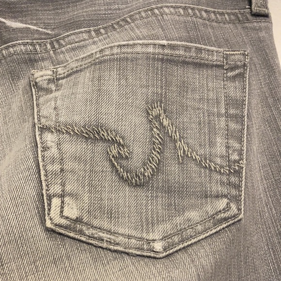 AG Adriano Goldschmied The Stilt Slim Ankle Grey Jeans Size 29R - Picture 6 of 10